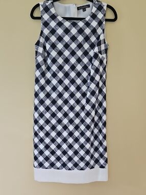 Brooks Brothers | Navy Buffalo Check Dress Sz 2